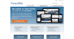 Desktop Screenshot of funeralnet.com